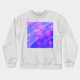 Pink purple watercolor abstract art Crewneck Sweatshirt